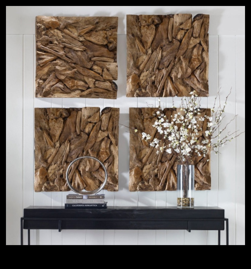 Sculpturi de artă de perete din lemn: crearea de piese dimensionale pentru impact