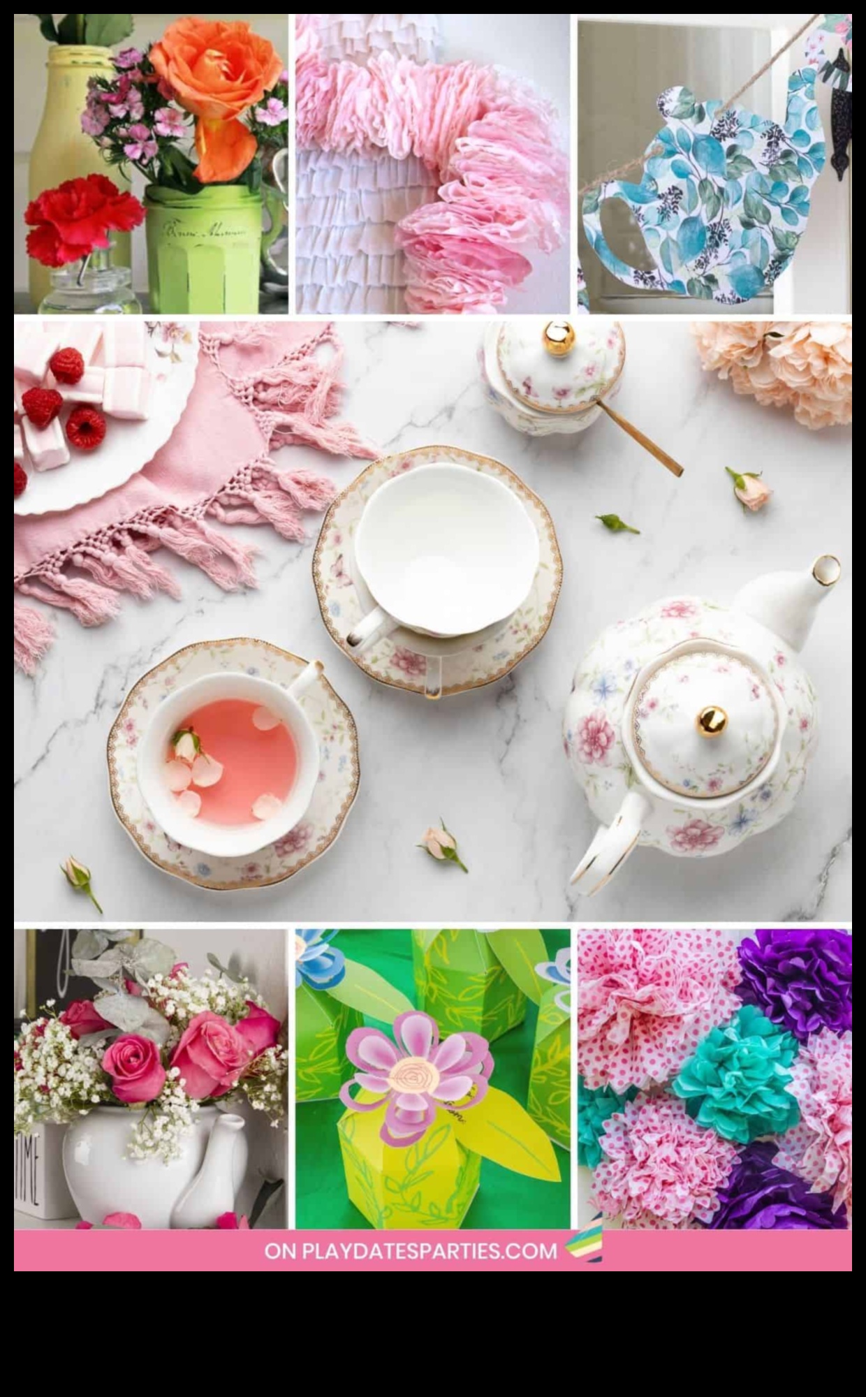 Petrecere de ceai de primăvară: Artizanat pentru adunări elegante