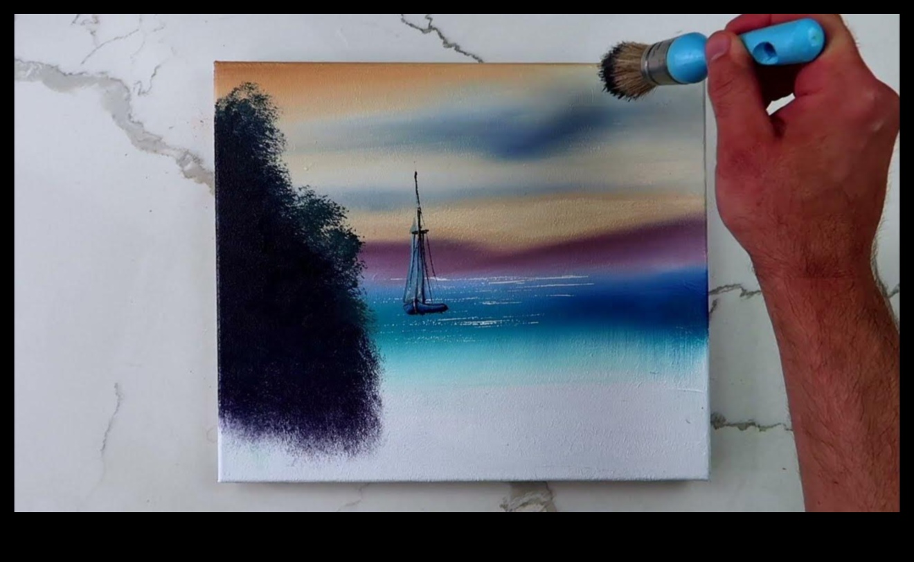 Pânză calmă: pictarea unei imagini a liniștii prin tehnici de relaxare